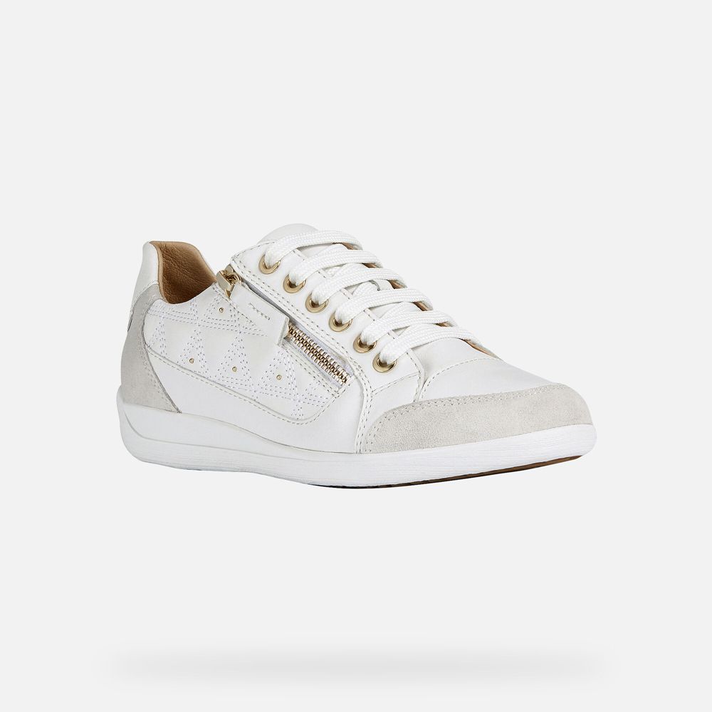 Geox Bayan Spor Ayakkabı Beyaz - Myria - CAH-389746